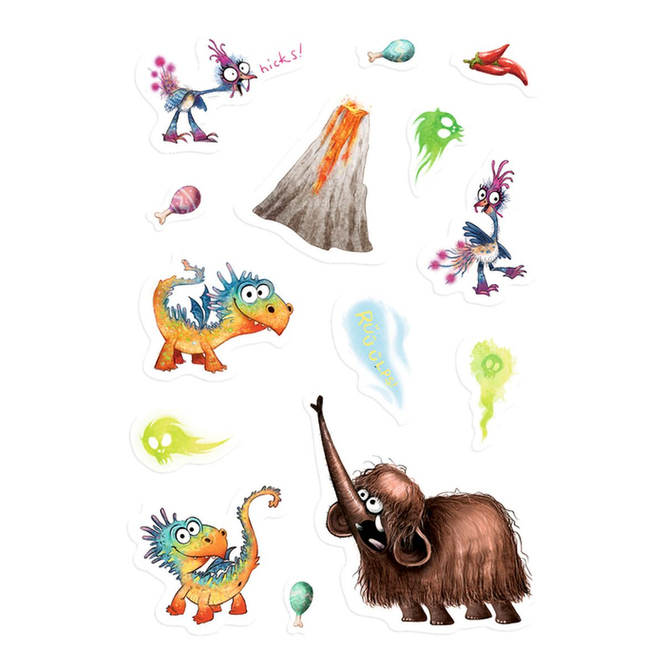 Furzipups - Der Knatterdrache - Stickerheft