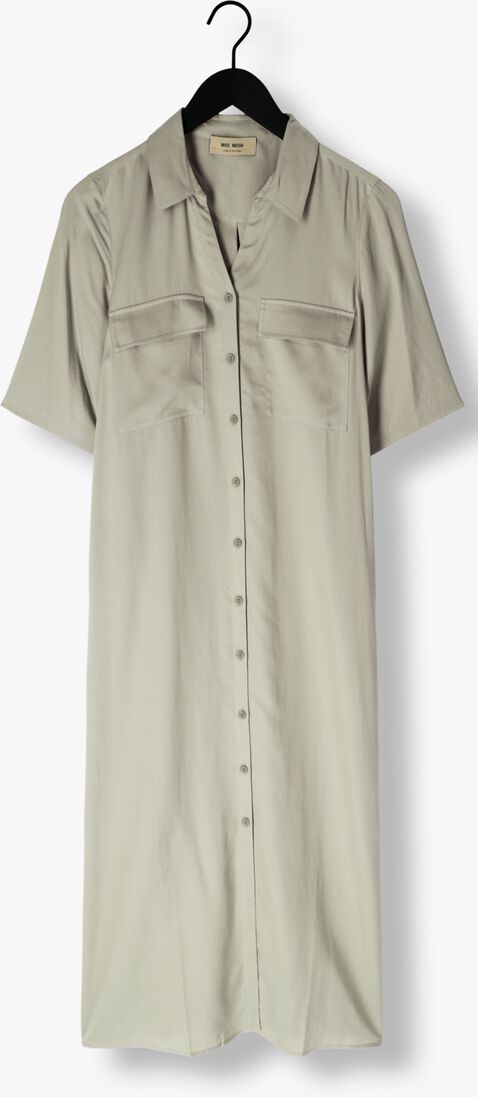 groene mos mosh midi jurk mmether cnet dress
