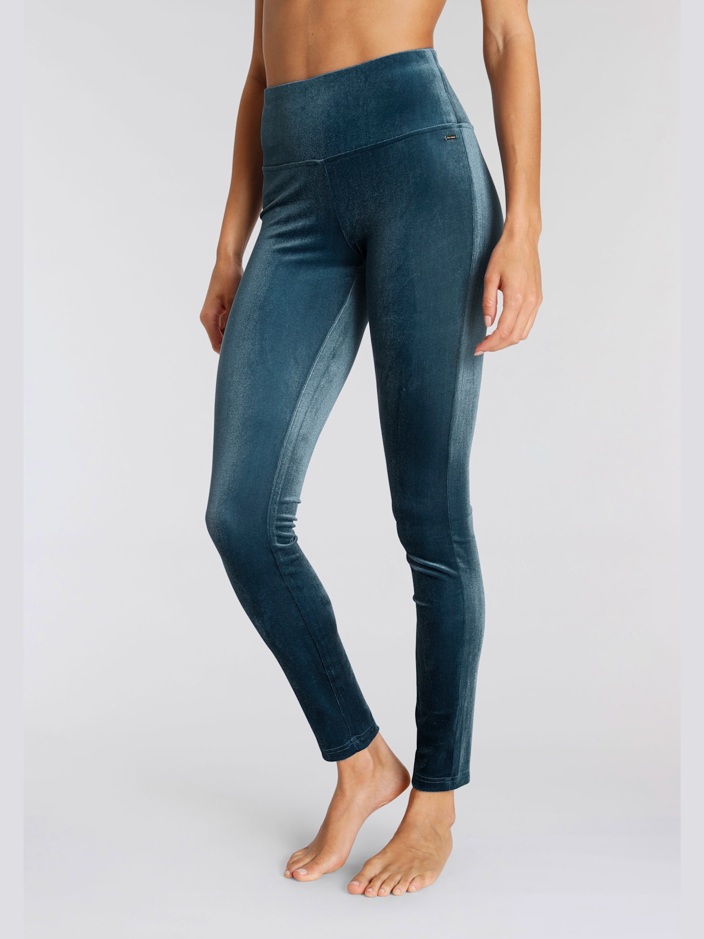 Legging caleçon brillant basique