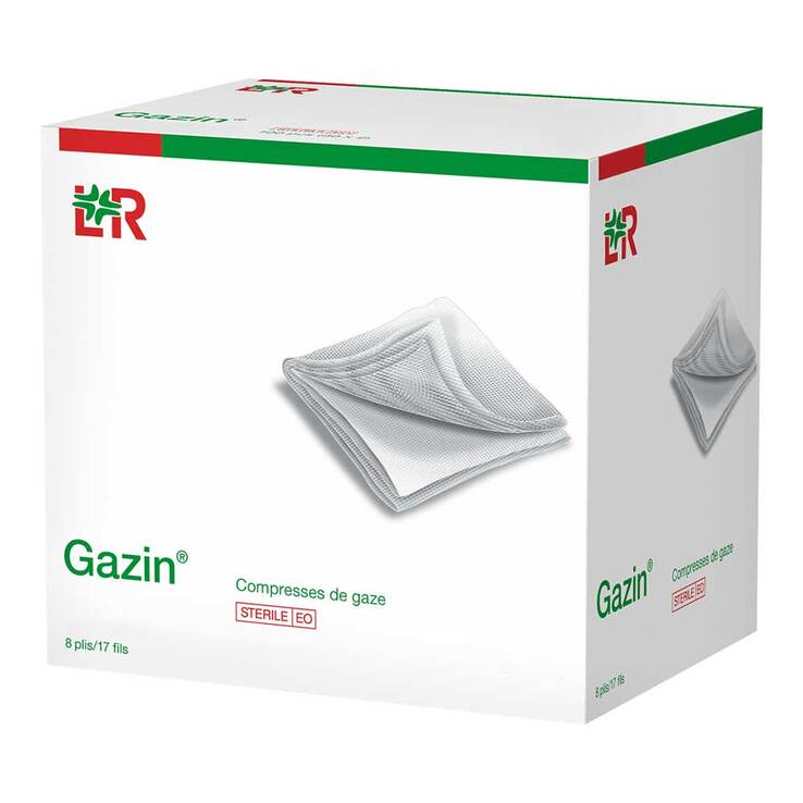 Gazin Kompressen 10x10cm 8fa, 25X2 St