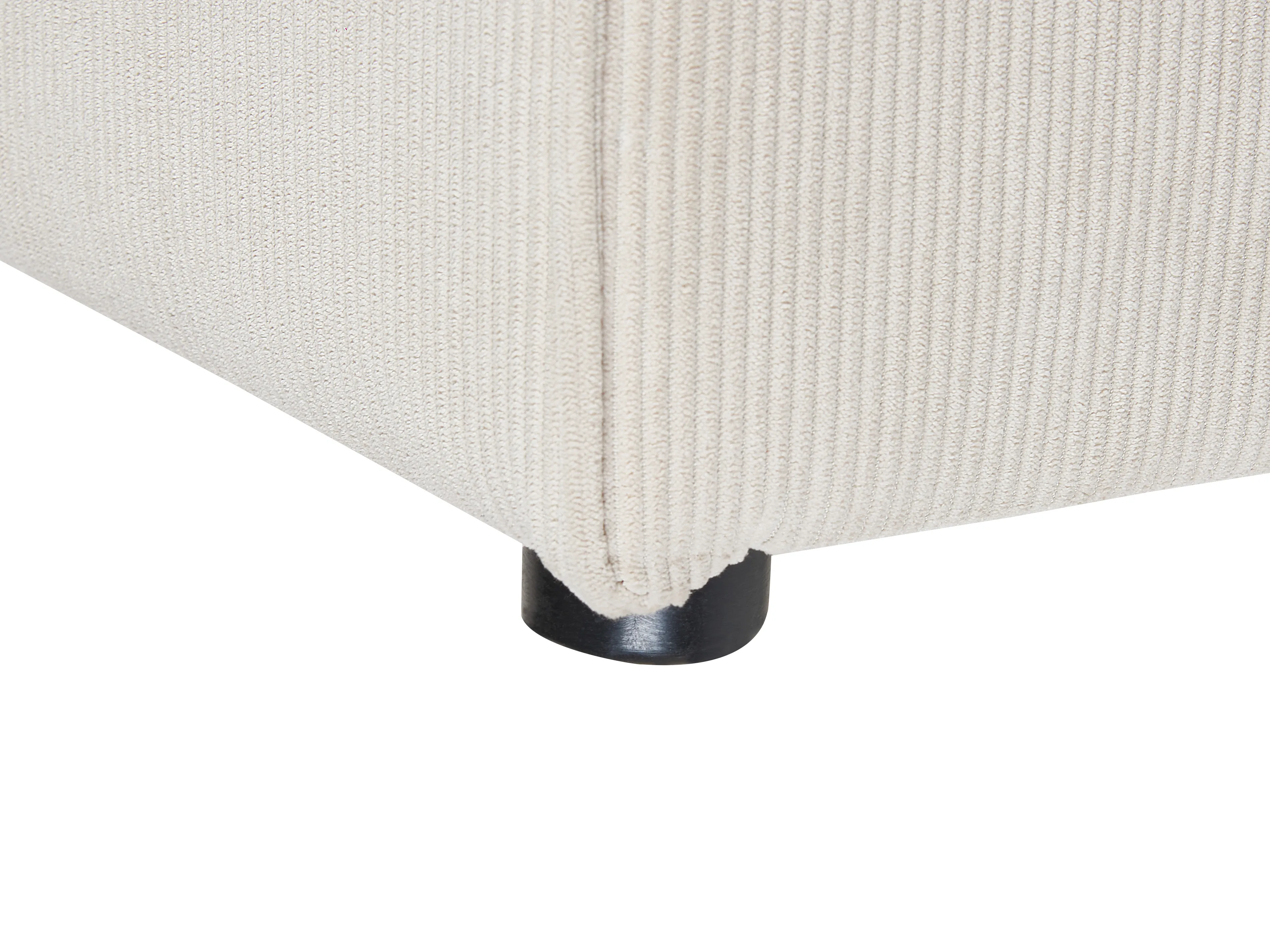 Modulaire bank 3-zits LEMVIG Corduroy Lichtbeige met ottomaan