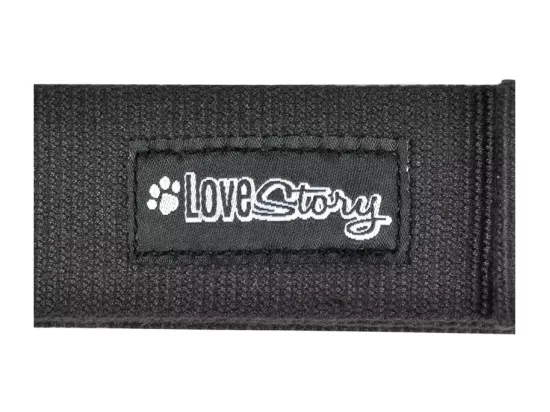 Collier règlable pour chien en viscose de bambou - Gris anthracite - Taille L (de 50 à 70 cm)