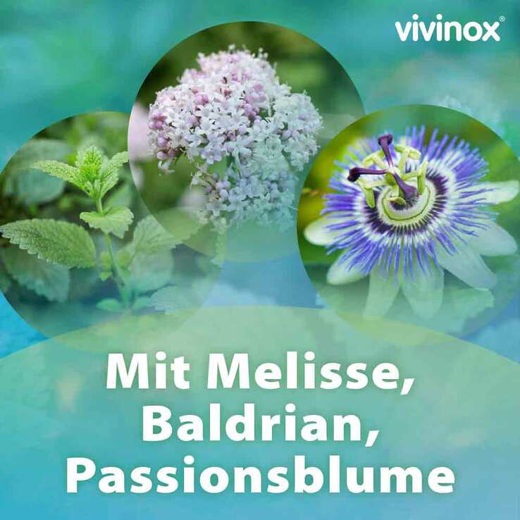 vivinox® Nervenruhe Beruhigungsdragees bei Unruhe und Einschlafstörungen, 40 St