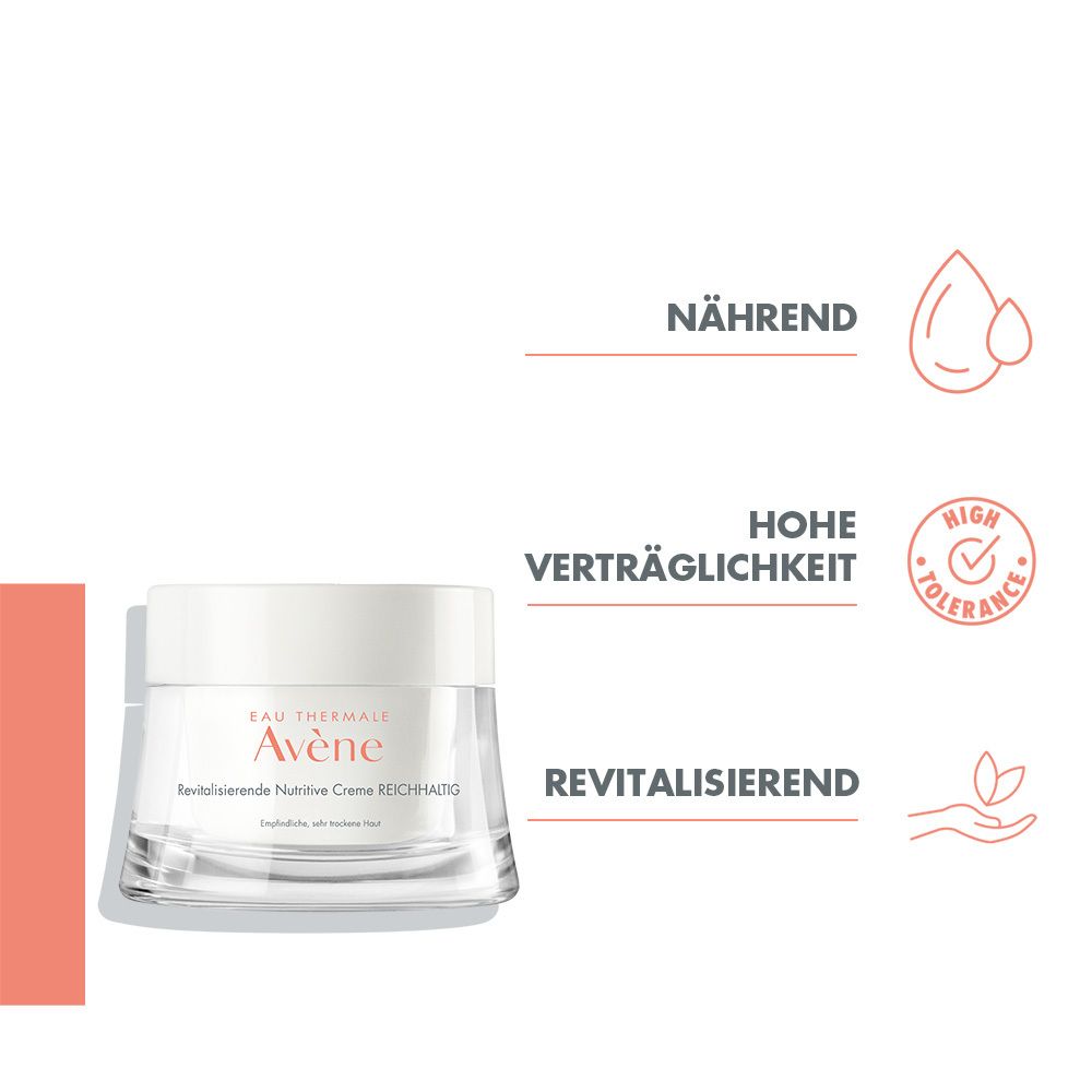 Avène Les Essentiels Revitalisierende Nutritive Creme Reichhaltig - für trockene Haut