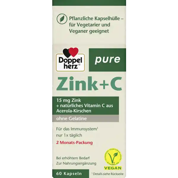 pure Zink + C 60 Kapseln