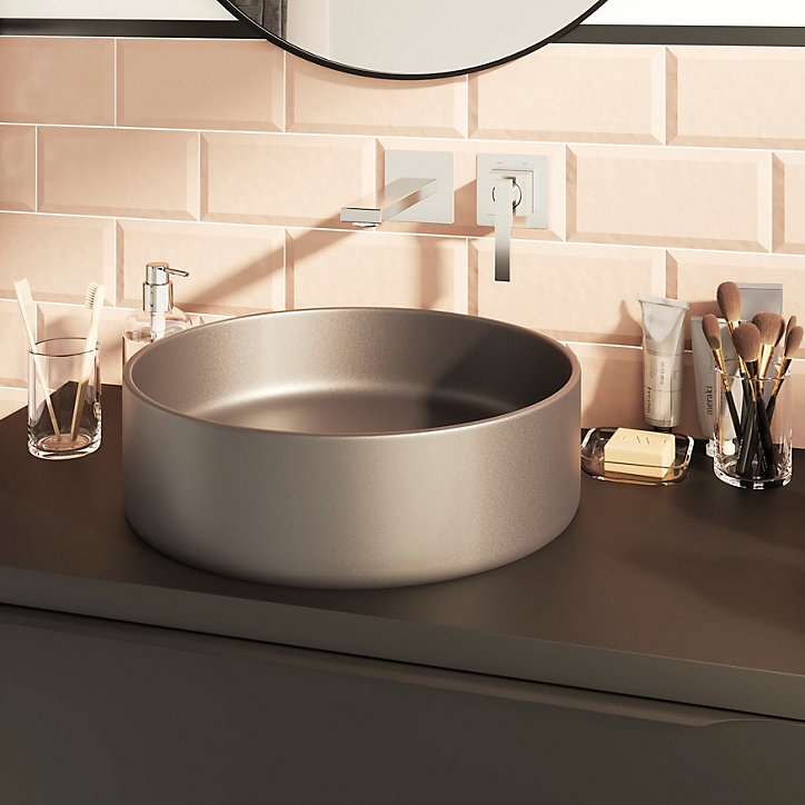 Meuble sous vasque à suspendre GoodHome Imandra noir mat L. 80 x H. 60 x P. 45 cm