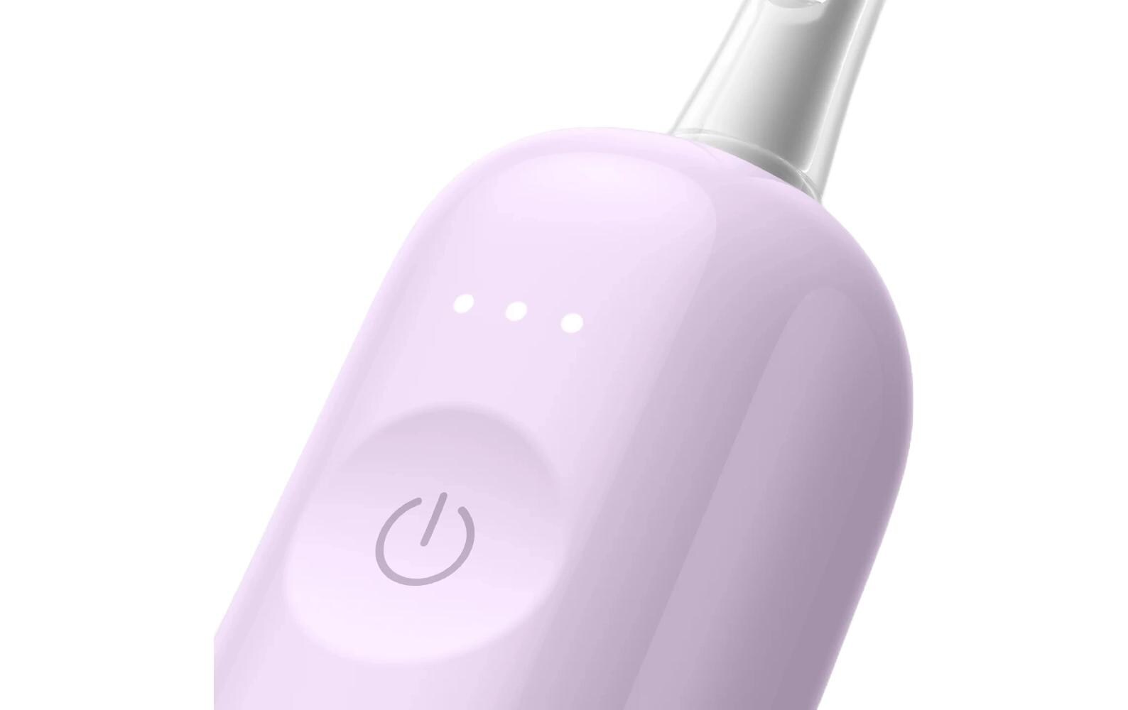 Schallzahnbürste Wave ABS PUR LilaElektrische Zahnbürste mit Oszillation und Vibration