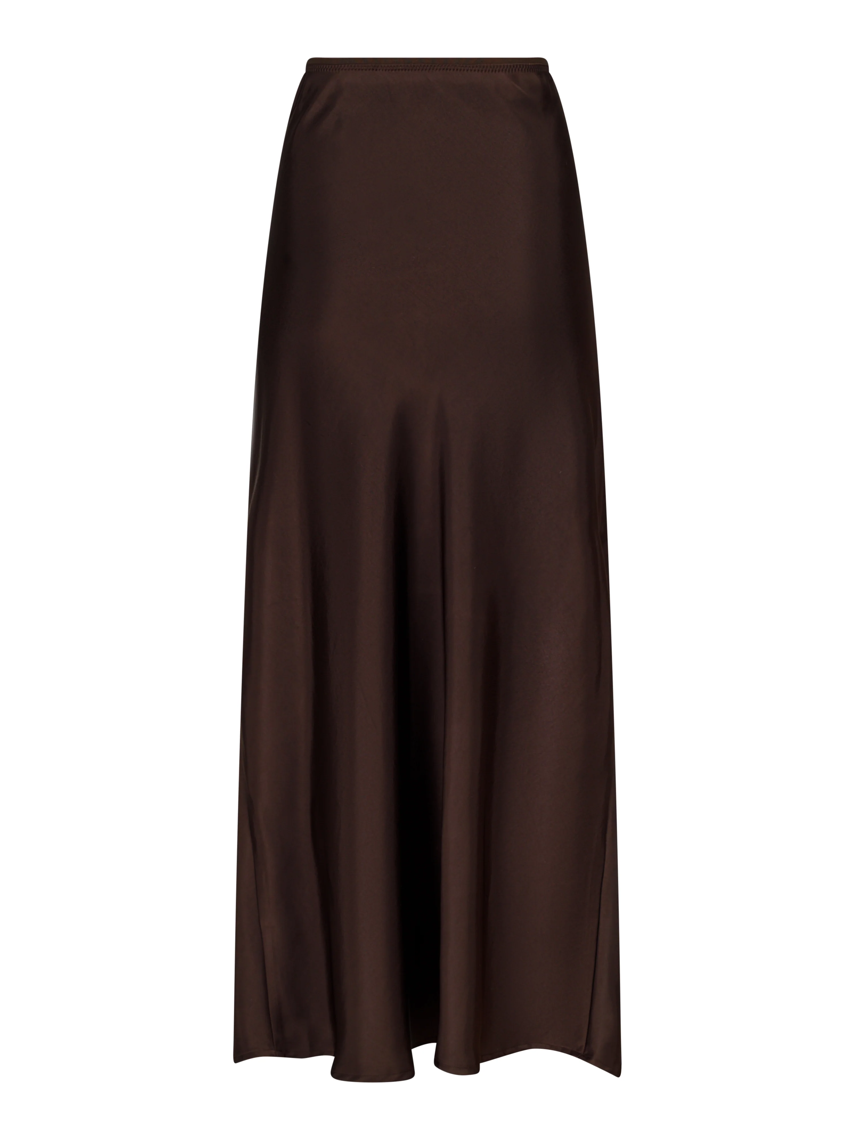 Neo Noir  Vicky Heavy Sateen nederdel - brun