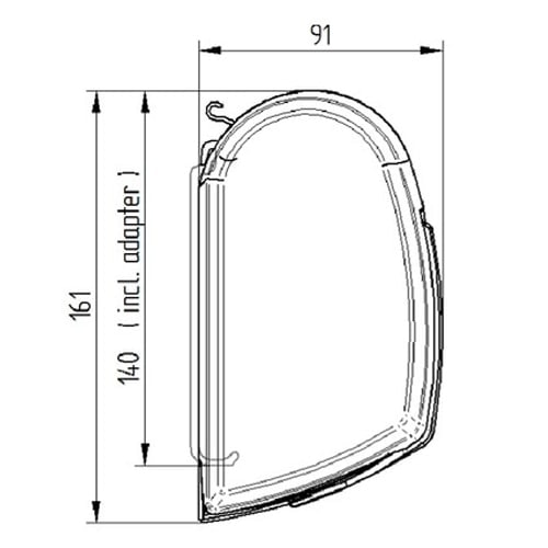 Store Thule Omnistor 5200 Blanc de 2,30 à 4,5m
