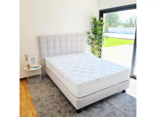 Matelas Thermotec (24cm), mousse haute densité, fermeté optimale, indépendance de couchage, double face été/hiver, 180x200cm