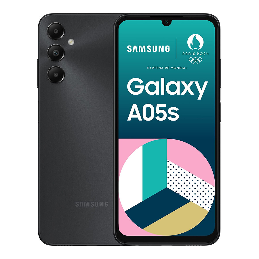 Samsung Galaxy A05s (Noir) - 64 Go - 4 Go Pack Coque