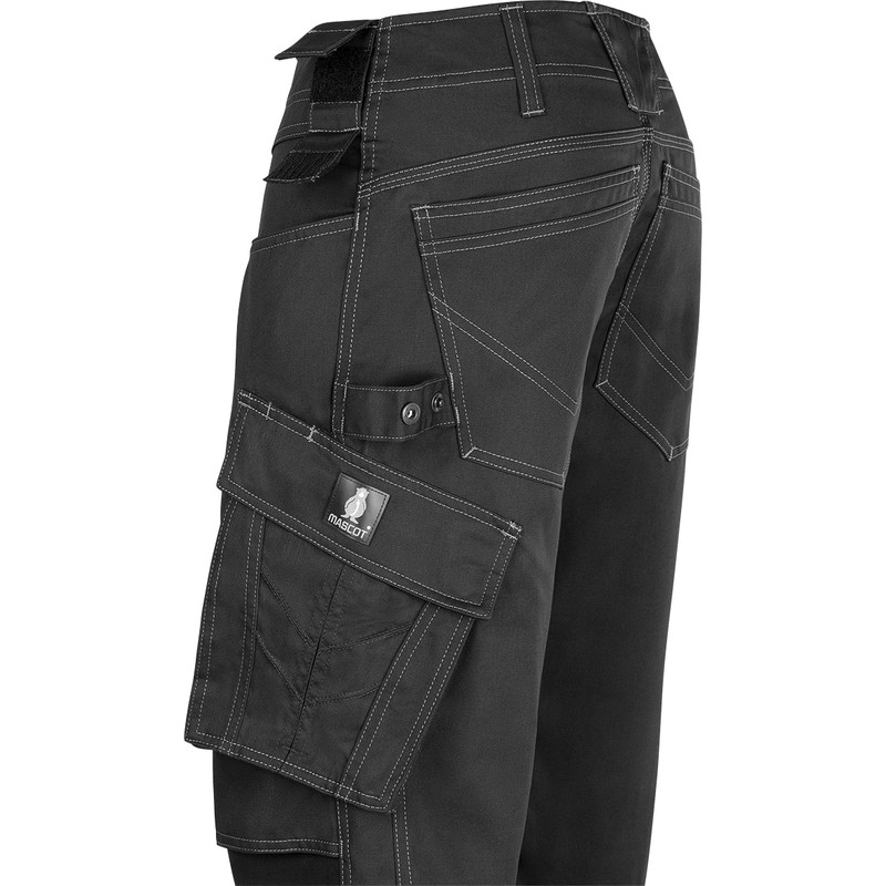 MASCOT® Mannheim broek met kniezakken 46R antraciet/ zwart