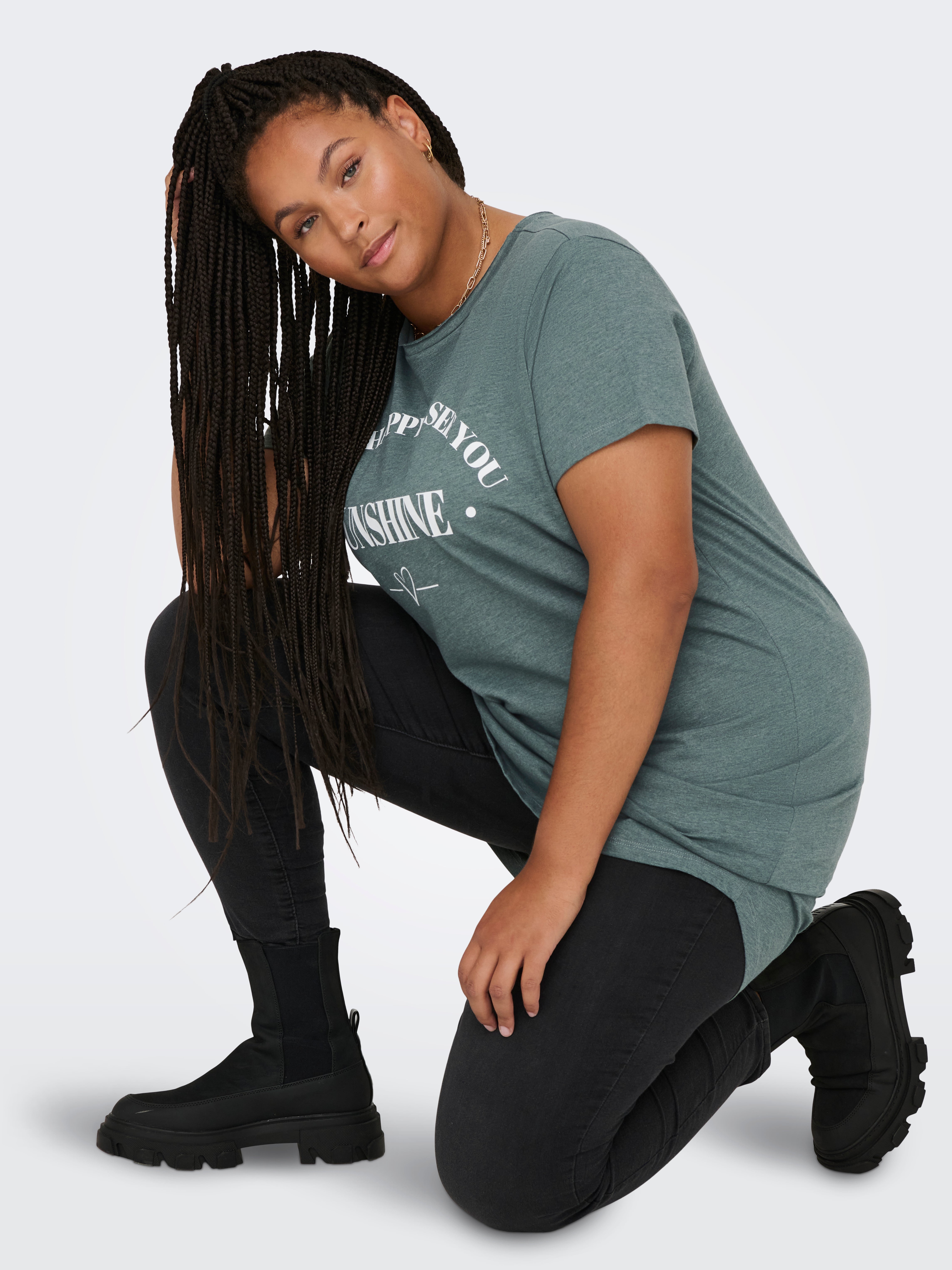 CARNEWLIA T-shirt Balsam Green