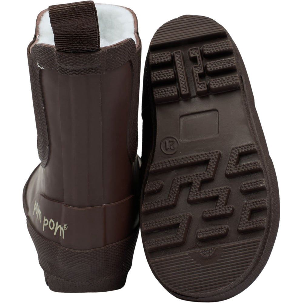 Køb Pom Pom Chocolate Brook Gummistøvler Thermo Ankle