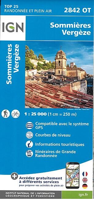 IGN - TOP25 2842OT SOMMIERES 1 25 000