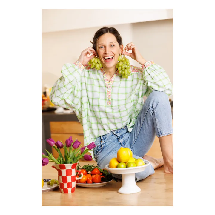 Paolina Blouse Pistacho | Vert foncé