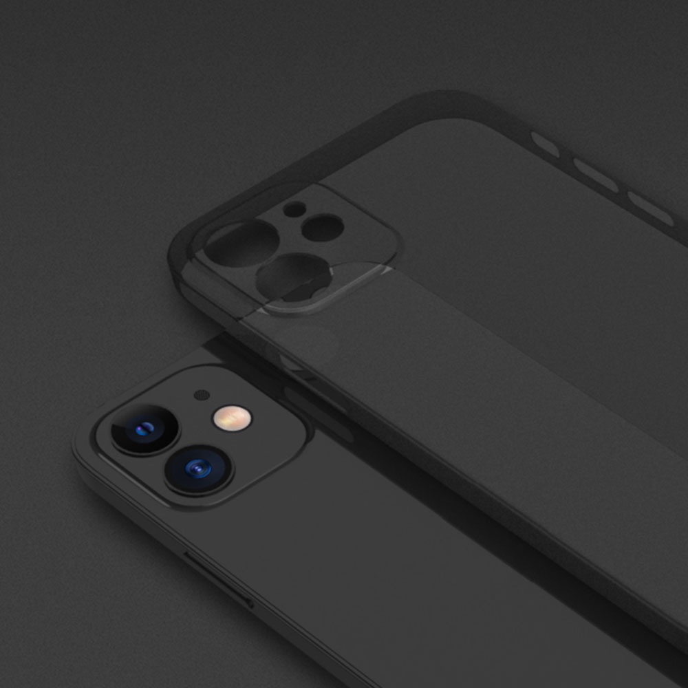 iPhone 12 Hülle Hardcase Ultra Thin 0.18 mm - Schwarz (Matt)