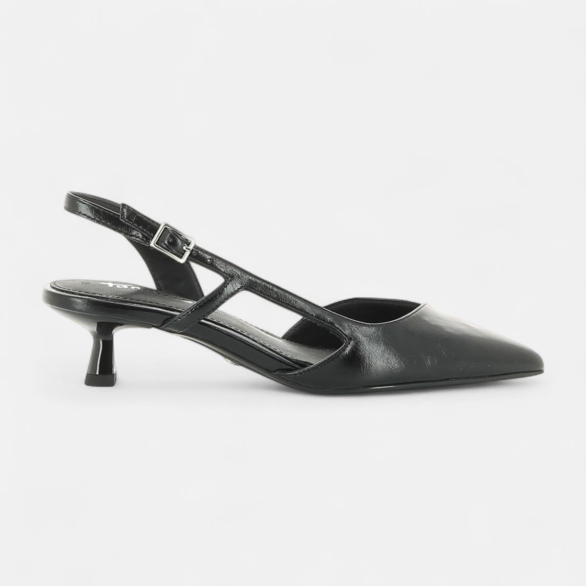 Escarpins avec bride arrière Femme noir