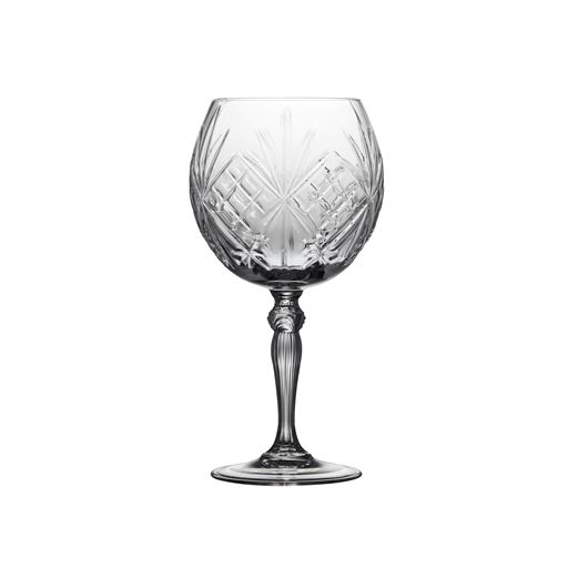 Lyngby Glas Krystal Medlodia 4-pak Gin & Tonic Glas, Klar, 65 cl