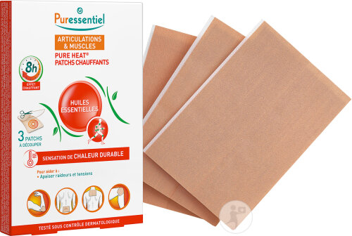 Puressentiel Articulations & Muscles Patchs Chauffants 3 Pièces