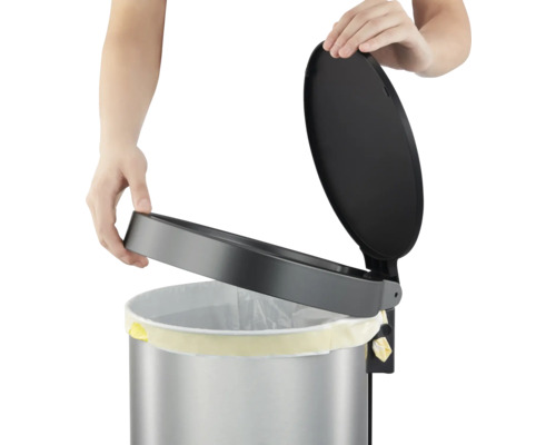 EKO pedaalemmer Aria 35 l zilver