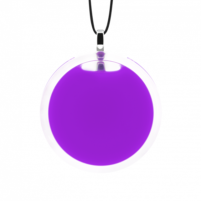 Pendentif en verre soufflé - Cachou Medium Milk