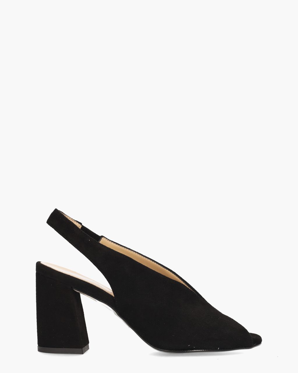 Di Lauro Rosette Zwart Dames Slingbackpumps