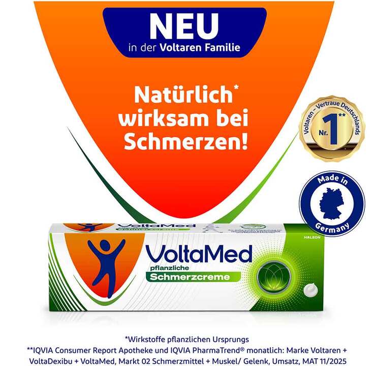 VoltaMed pflanzliche Schmerzcreme, 50 g