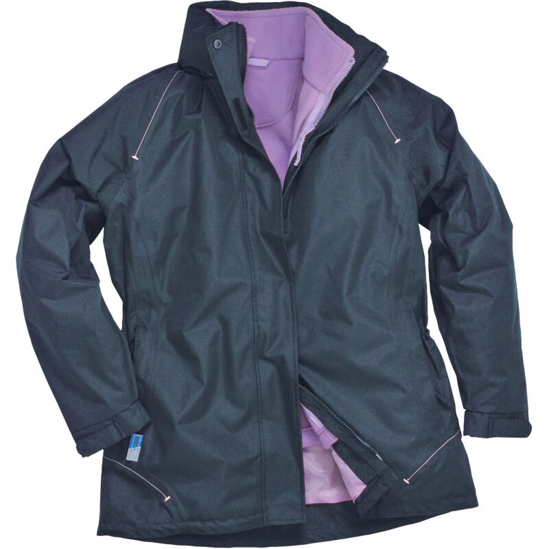 Portwest S571 Parka Elgin 3-en-1 pour Femmes Marine - Taille XS
