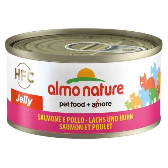 Boite pour chat : Saumon et Poulet 70 g