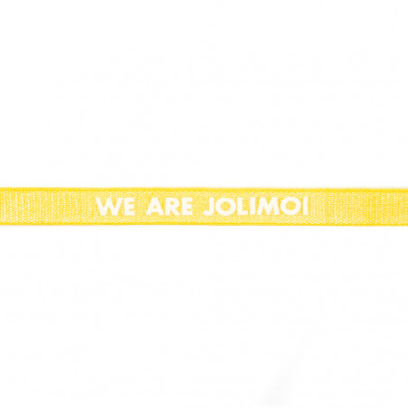 Jolimoi Bracelet jaune We are Jolimoi