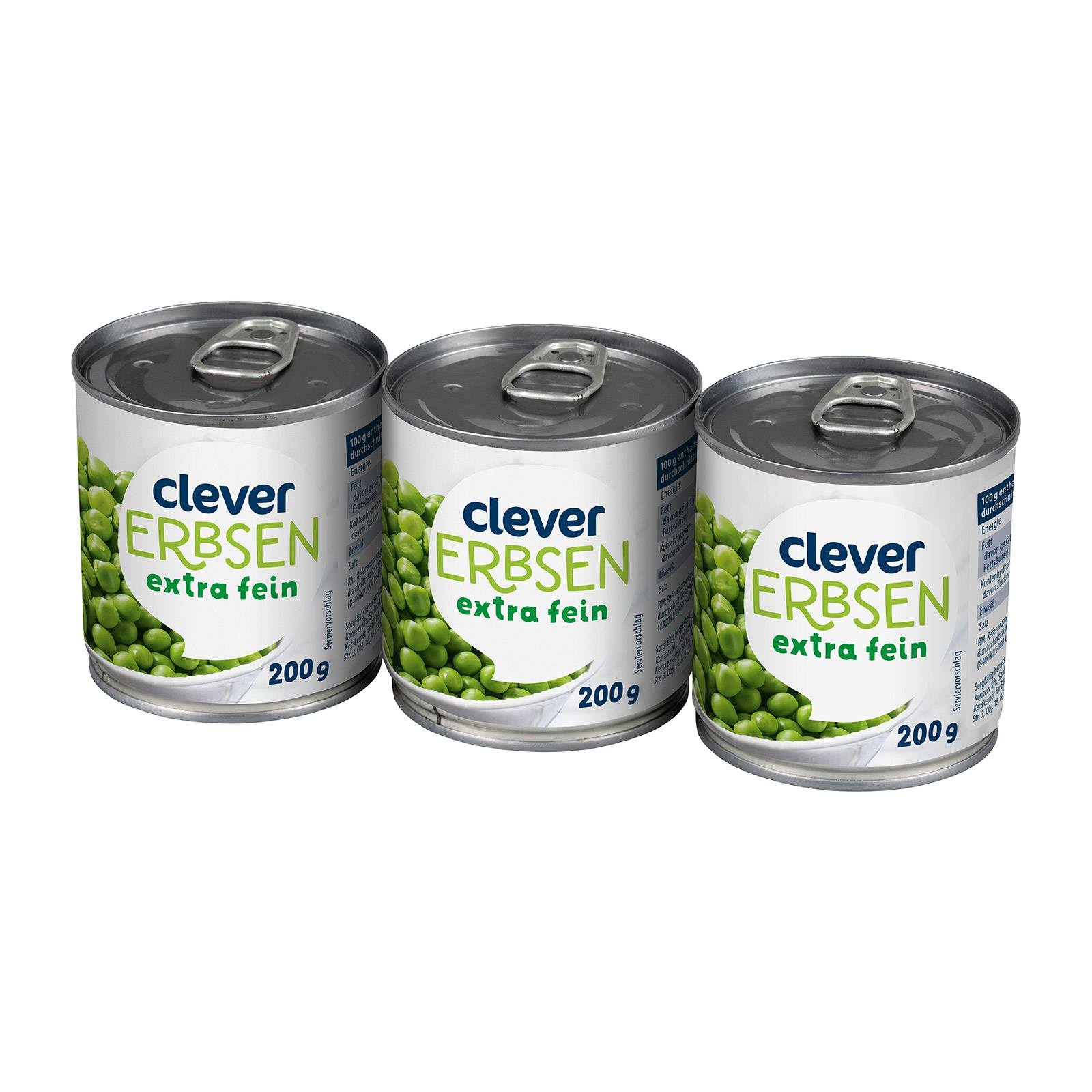 Clever Erbsen 3er Pack