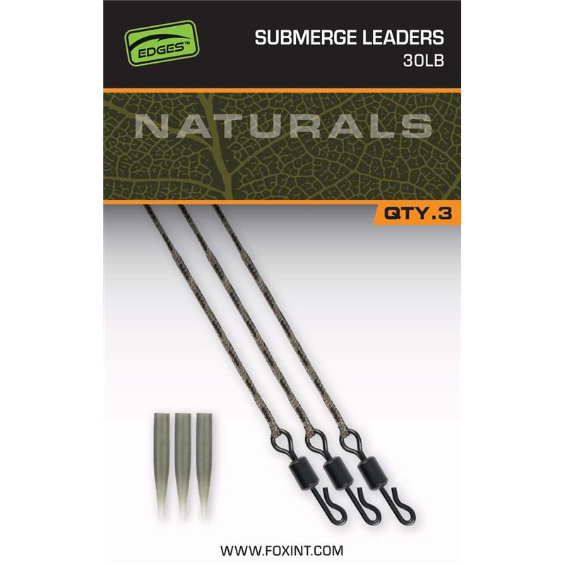 Leadcore Fox Edges Naturals Submerge Leaders