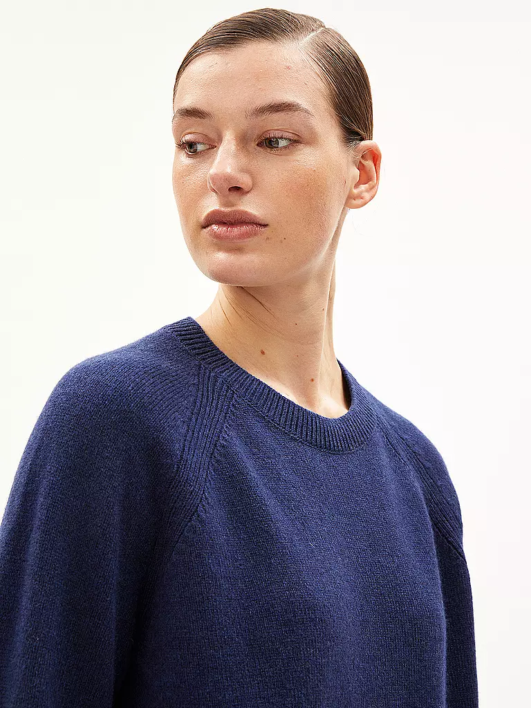 ARMEDANGELS Pullover DILIRIAA REGLANA blau