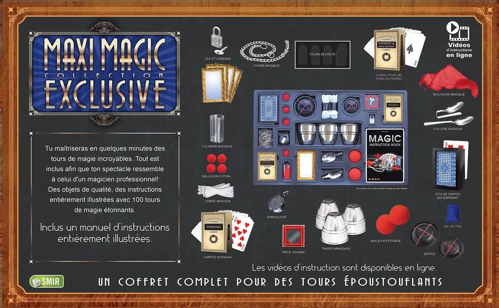COFFRET MAXI MAGIC COLLECTION EXCLUSIVE 1 - VIDEO ONLINE