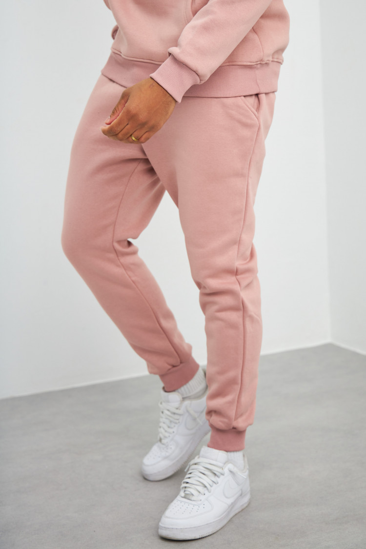 Ensemble sweat à capuche + jogging rose