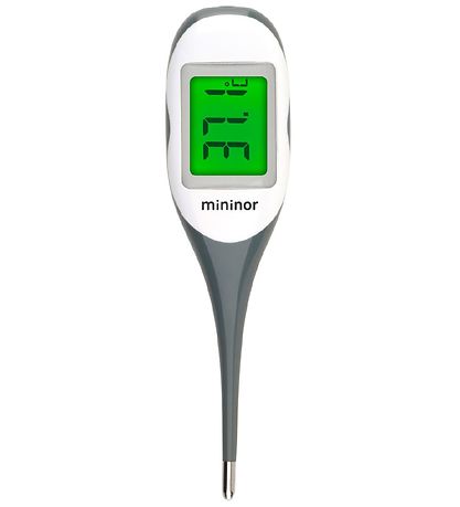 Mininor Thermometer - Digital und m. Farben - Grau