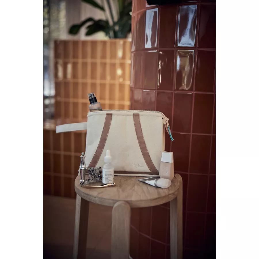 Najell Kulturtasche Ivory White groß