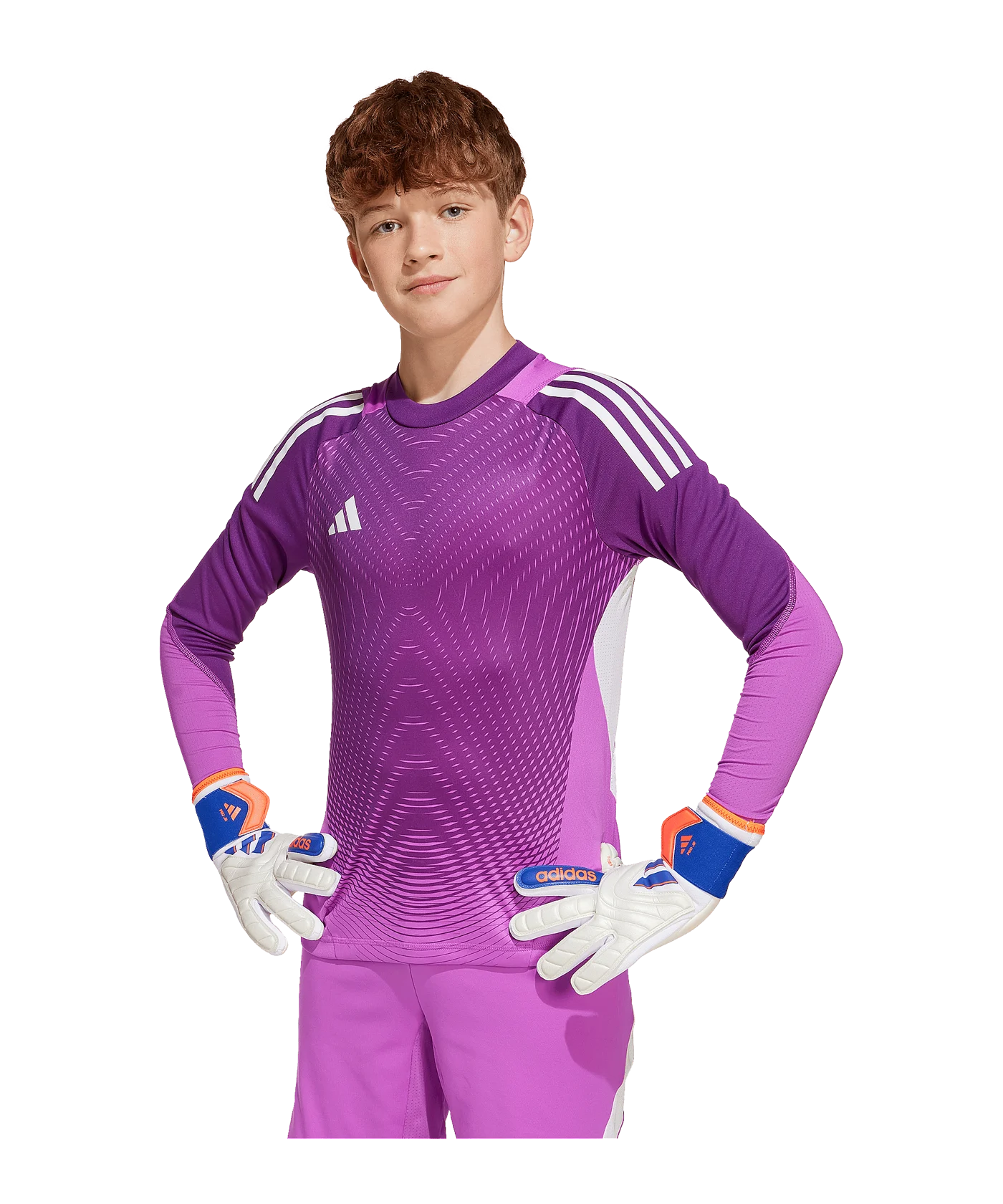 adidas Tiro 25 Pro Torwarttrikot Kids Lila