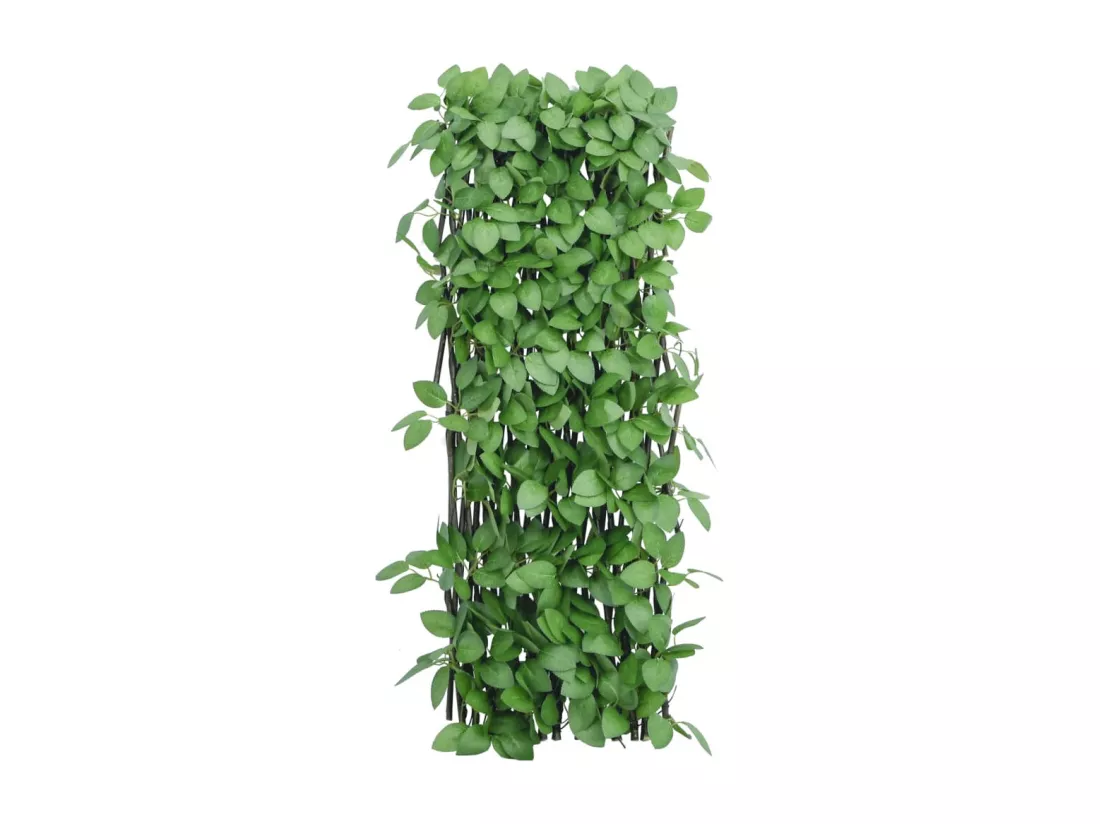 ?Treillis de lierre artificiel extensible 5 pcs vert 180x65 cm