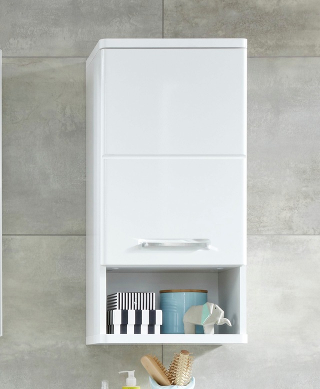 welltime Hängeschrank »Mora« Hängeschrank mit 1 Tür & 1 Fach - (B/T/H) 37/28/76 cm