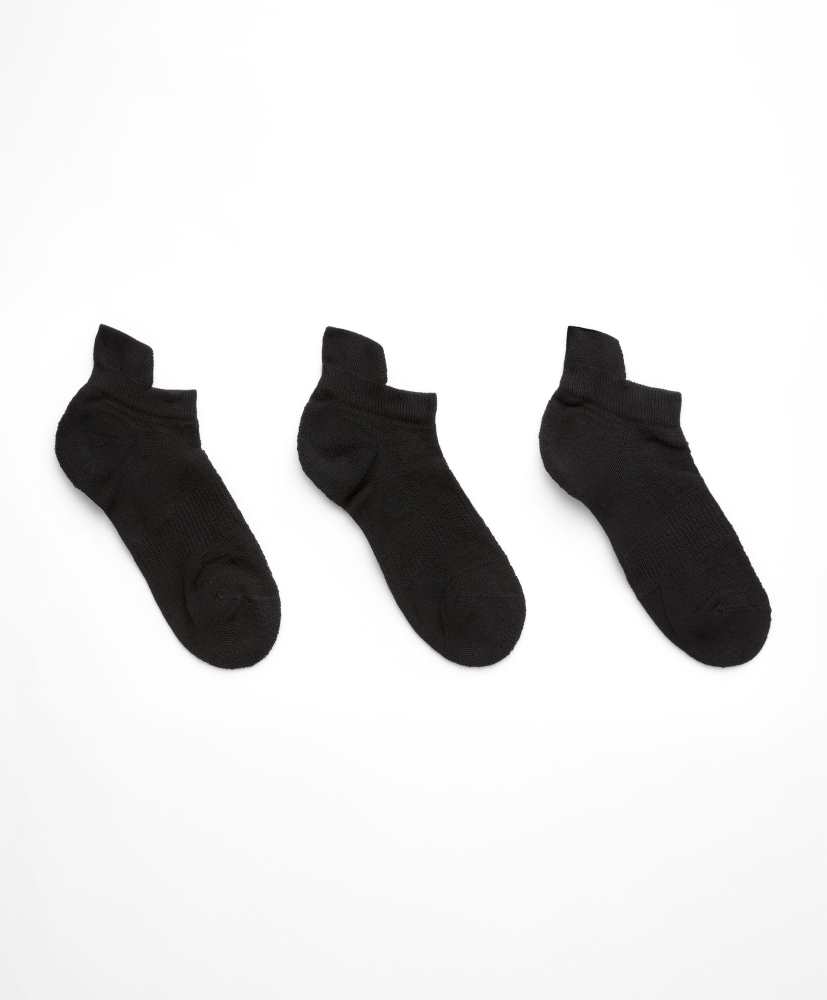 3 pares de meias de algodão para tênis esportivos