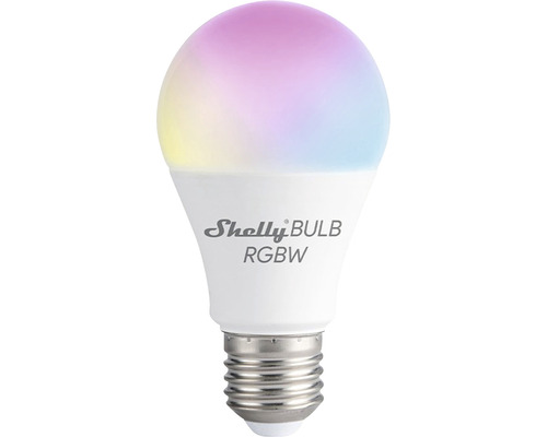 Shelly Smart LED-lamp Duo Dimbaar E27/9W 800 lm 4000 K Neutraal Wit + RGBW