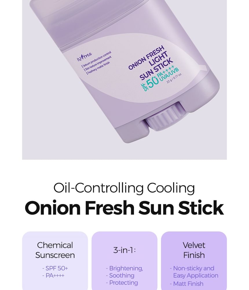 Isntree - Onion Fresh Light Zonnebrandcrème