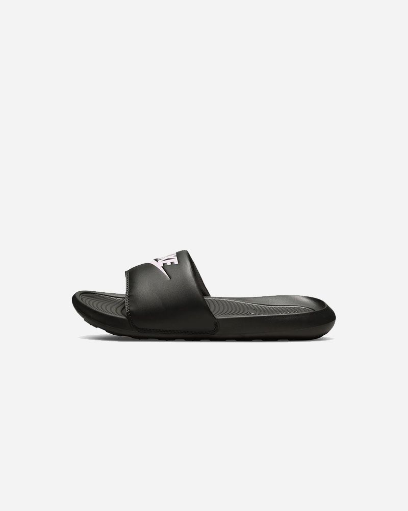 Claquettes Nike Victori One Noir & Rose pour femme
