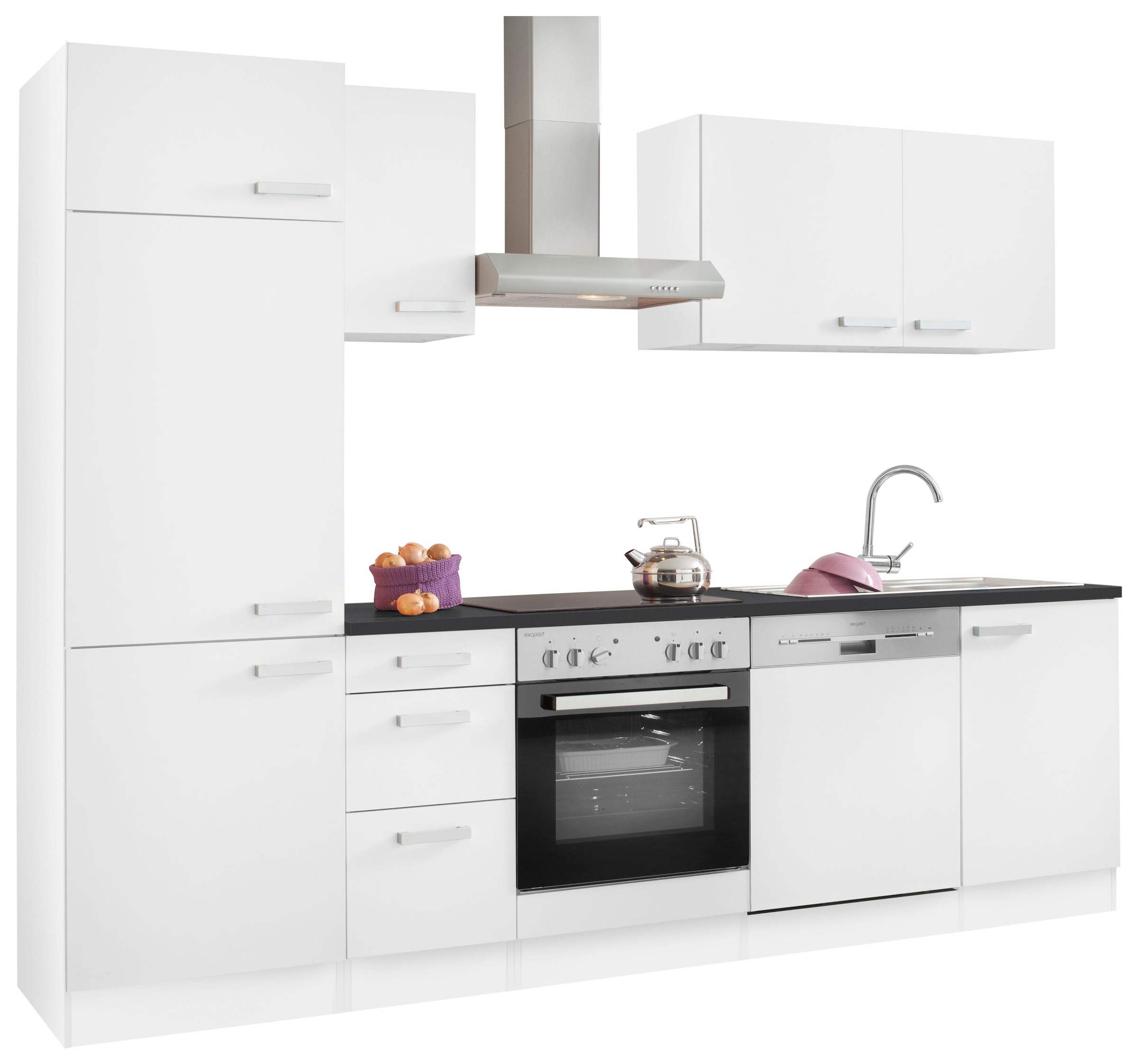 OPTIFIT Küchenzeile »Odense« Breite 270 cm, mit 28 mm Arbeitsplatte, mit Gratis Besteckeinsatz