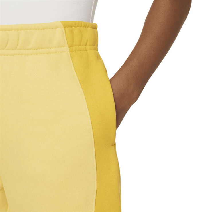 Nike french terry pants (big kids girls) Yellow