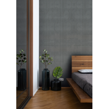 Lattenwand Avanti acoustic Grey concrete 2,23 m2