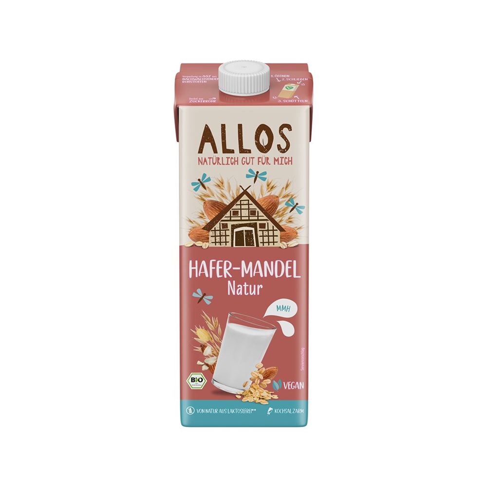 Allos Hafer-Mandel Drink<br>1 l, Tetrapack