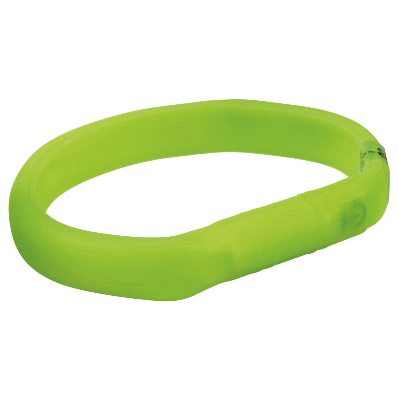 Trixie Flash Leuchtband USB Silikon grün M-L